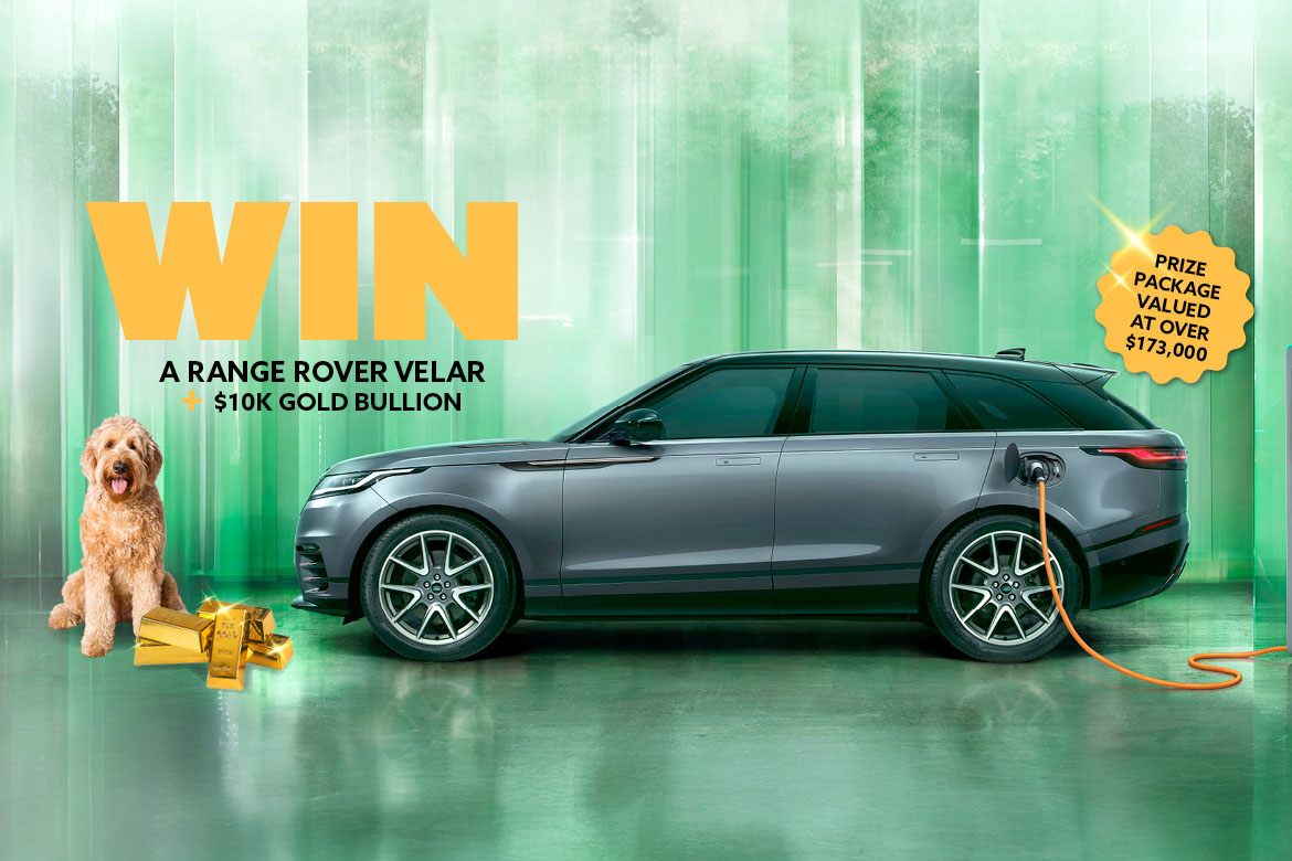 Win a Range Rover Velar plus gold