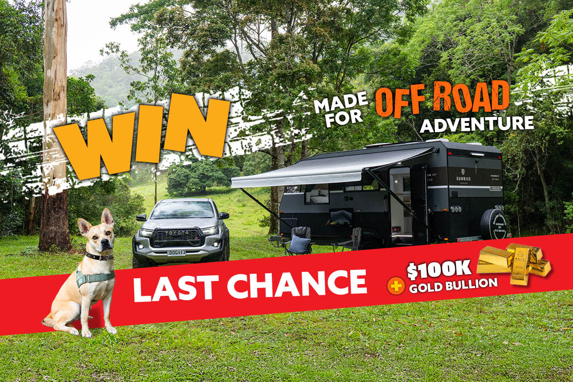 Win this $280K Car & Caravan Package!