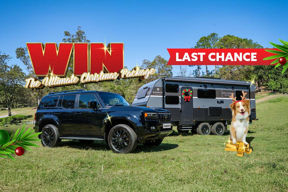 Win this $230K Car & Caravan Package!