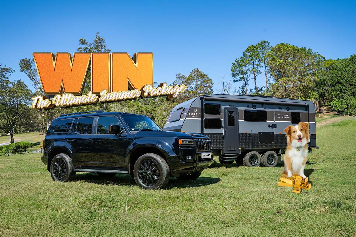 Win this $230K Car & Caravan Package!