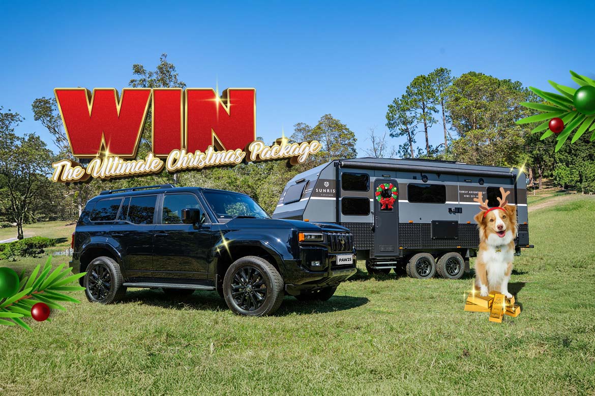 Win this $230K Car & Caravan Package!